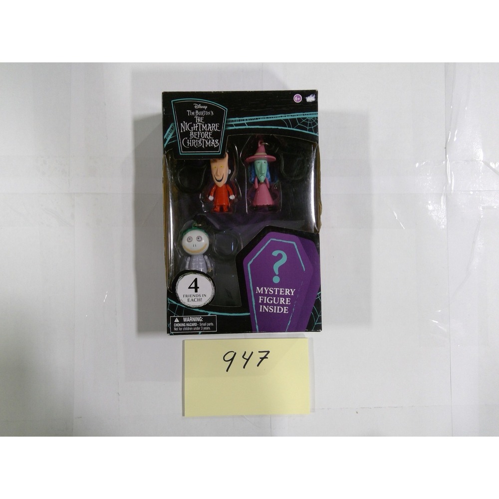 Disney Nightmare Before Christmas Mystery Figure Set Kids Multicolor New 4 Pack